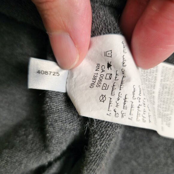 Nola Hooded Sweatshirt Gray Cotton Blend Womens Size 1X - Picture 13 of 13